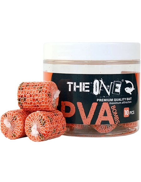 Saculeti Solubili The One Pva Bombs, Cajun, 10 Buc/cutie Saculeti Solubili The One Pva Bombs, Cajun, 10 Buc/cutie