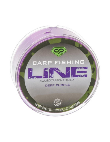 Fir Monofilament Carp Pro Fishing Line Fluorocarbon Coated Deep Purple,300m