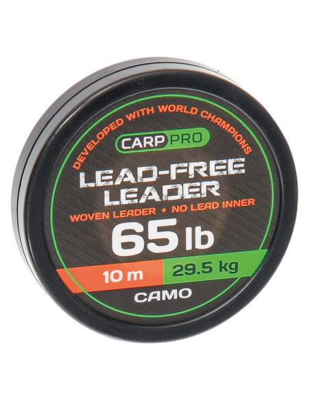 Fir Textil Carp Pro Lead-Free Leader Camo, 10m / 65lb