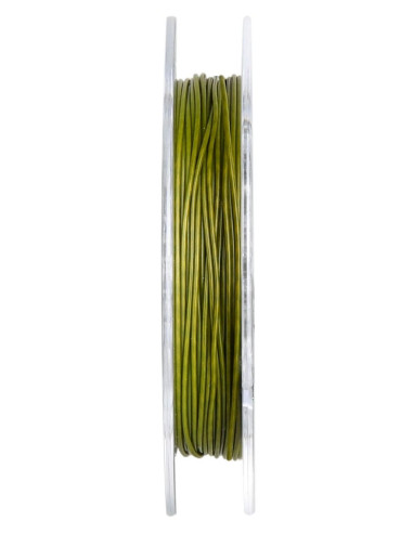 Fir Textil Carp Pro Delight cu Camasa Coated Hooklink Soft Sinking Weedy Green, 15m