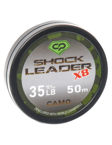 Fir Textil Carp Pro Diamond Shock Leader X8 Camo, 50m