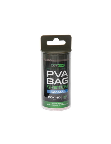 Pungi PVA Carp Pro System 4 Sezoane, 60x140mm, Small, 25 buc/set