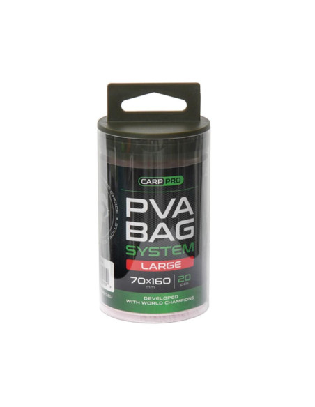 Pungi PVA Carp Pro System 4 Sezoane, 70x160mm, Large 20 buc/set Pungi PVA Carp Pro System 4 Sezoane, 70x160mm, Large 20 buc/set