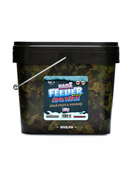 Nada Feeder Apa Rece Faina Peste & Viermusi 5kg + Activator 250ml Nada Feeder Apa Rece Faina Peste & Viermusi 5kg + Activator 250ml