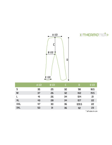 Pantaloni Outdoor Delphin ThermoTEX Plus+