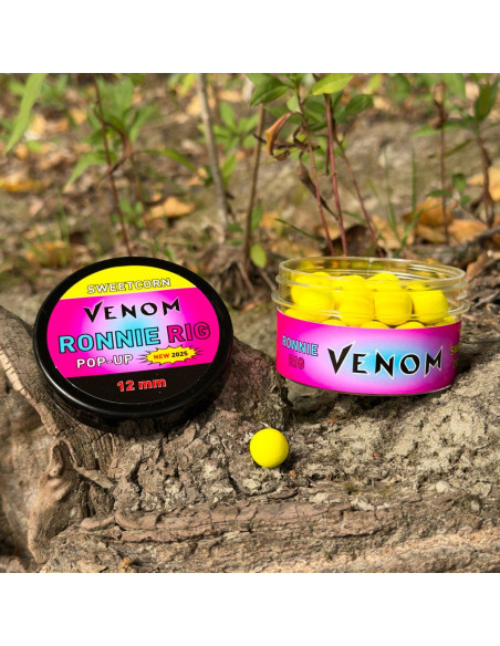 Pop-up Venom Ronnie Rig Feedermania, Sweetcorn