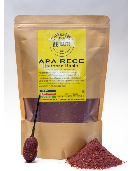 Nada Apa Rece AE Baits, Lipitoare Rosie, 1kg Nada Apa Rece AE Baits, Lipitoare Rosie, 1kg
