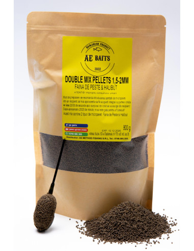 Pelete AE Baits, Duble Mix, 1.5-2mm, 800g