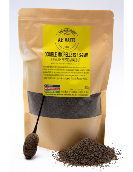 Pelete AE Baits, Duble Mix, 1.5-2mm, 800g
