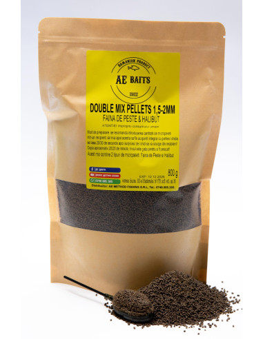 Pelete AE Baits, Duble Mix, 1.5-2mm, 800g