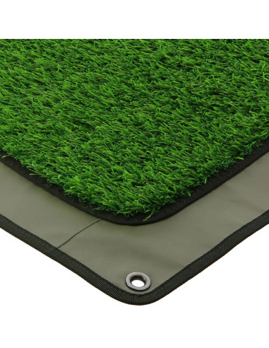 Covoras Impermeabil Cu Gazon Artificial Ngt Bivvy Mat, 70x50cm