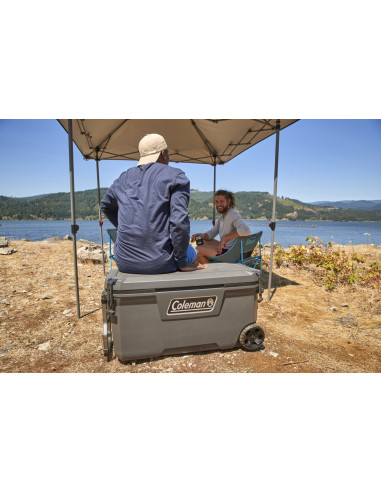 Lada frigorifica pasiva Coleman Convoy 97L, gri, 96 x 45 x 48 cm