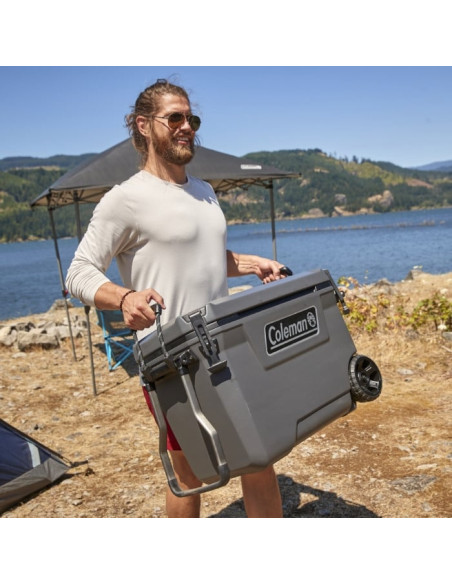 Lada frigorifica pasiva Coleman Convoy 62l, gri, 73 x 38 x 47 cm -