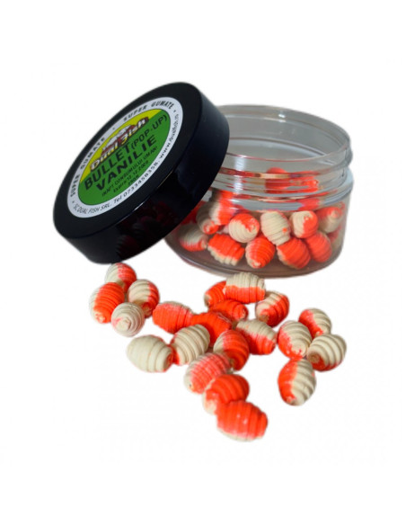 Wafters Dual Fish Bullet,10mm, Vanilie, 25g Wafters Dual Fish Bullet,10mm, Vanilie, 25g