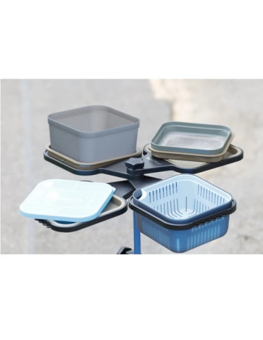 Suport + Cutii Momeala Pro Fl Compact Bait Waiter Set, XL