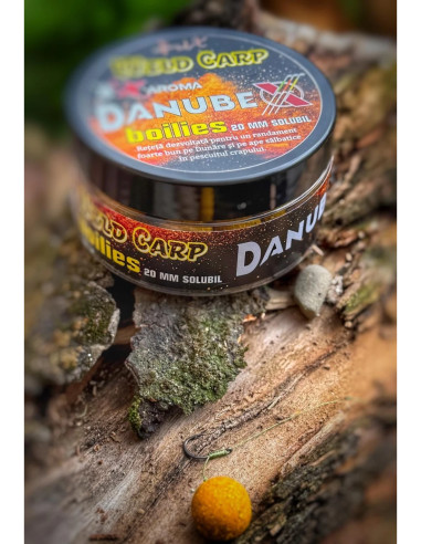 Boilies Solubil Feederx Wild Carp 3 Natural Mix Aroma, 20mm, 200g