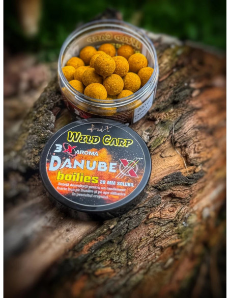 Boilies Solubil Feederx Wild Carp 3 Natural Mix Aroma, 20mm, 200g