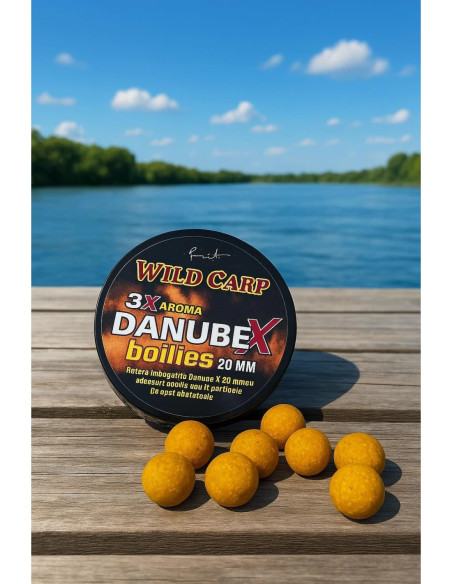 Boilies Solubil Feederx Wild Carp 3 Natural Mix Aroma, 20mm, 200g