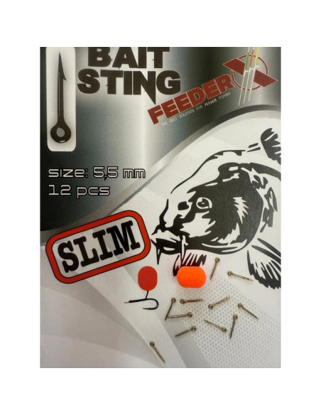Bait Sting FeederX - Black Nickel SLIM, 5.5mm Bait Sting FeederX - Black Nickel SLIM, 5.5mm