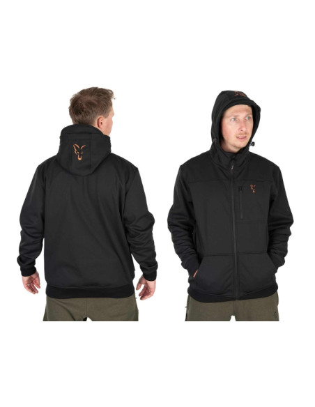 Jacheta Fox Collection Soft Shell Jacket Black & Orange