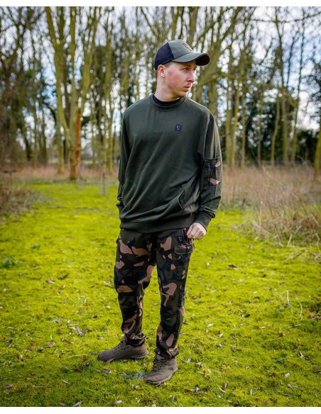 Hanorac Fox Light Weight Pullover, Khaki Hanorac Fox Light Weight Pullover, Khaki