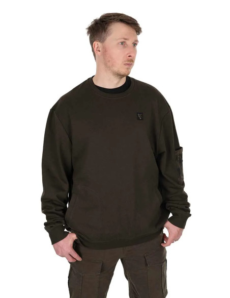 Hanorac Fox Light Weight Pullover, Khaki Hanorac Fox Light Weight Pullover, Khaki