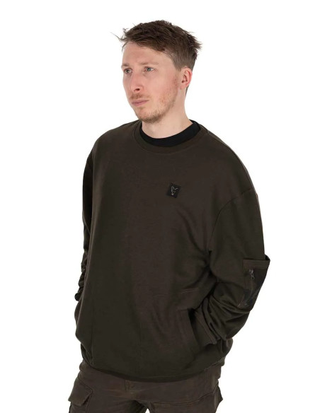 Hanorac Fox Light Weight Pullover, Khaki Hanorac Fox Light Weight Pullover, Khaki