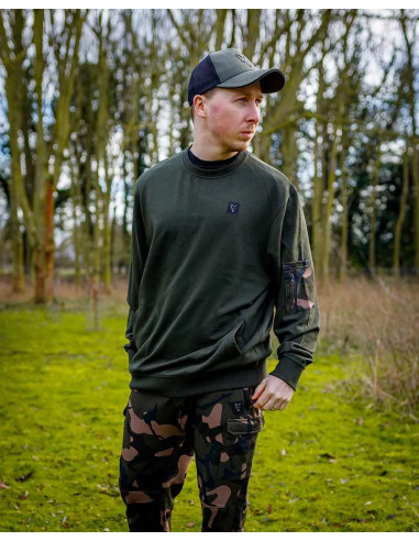 Hanorac Fox Light Weight Pullover, Khaki
