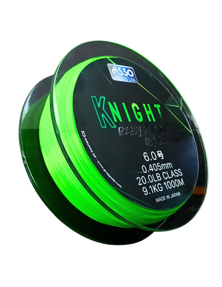 Fir monofilament ASSO Knight, 1200m Fluo Chartreuse Fir monofilament ASSO Knight, 1200m Fluo Chartreuse