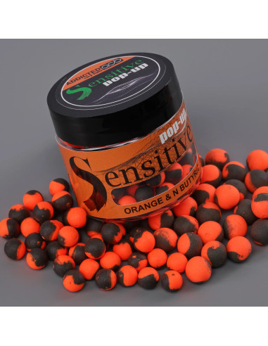 Pop-Up Addicted Carp Baits Sensitiv, Orange & N butyric, 60ml