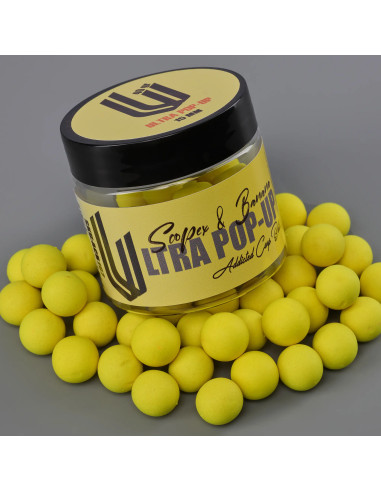 Pop-Up Addicted Carp Baits Ultra, Scopex & Banana, 15mm, 40gr