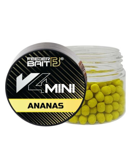 Mini Wafter V4 Feeder Bait 4mm, Ananas Mini Wafter V4 Feeder Bait 4mm, Ananas