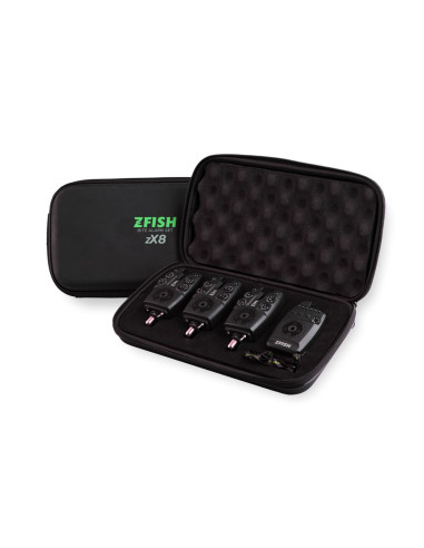 Set 4 avertizori + statie ZFish Bite Alarm Set Zx8