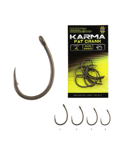 Carlige Carp Academy Karma Fat Crank 10buc/pac
