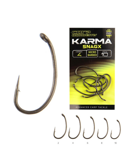 Carlige Carp Academy Karma SnagX, 10buc/pac Carlige Carp Academy Karma SnagX, 10buc/pac