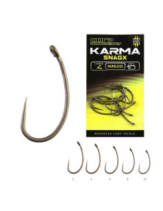 Carlige Carp Academy Karma SnagX Barbless, 10buc/pac