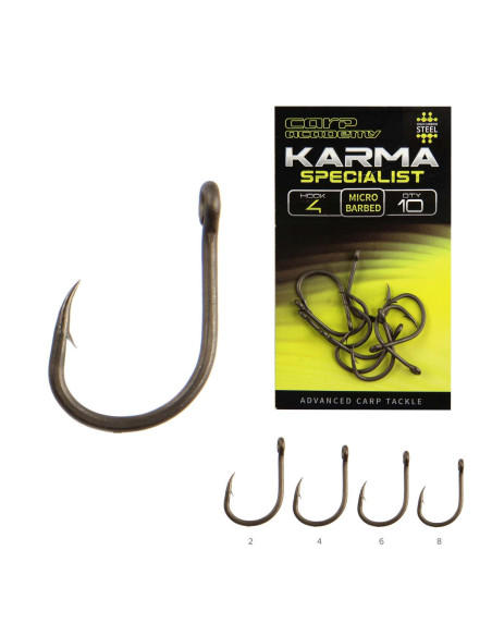 Carlige Carp Academy Karma Specialist-X, 10buc/pac Carlige Carp Academy Karma Specialist-X, 10buc/pac