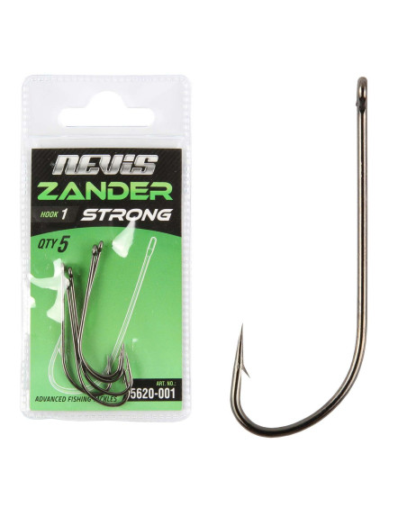 Carlige Nevis Zander Strong, 5buc/pac Carlige Nevis Zander Strong, 5buc/pac
