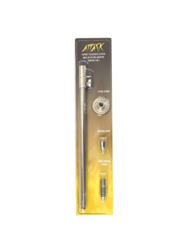 Suport ponton Mostiro Attack Inox, 30-50cm