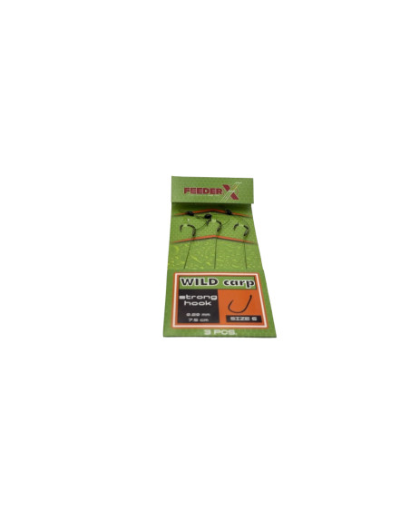Carlige legate FeederX Wild Carp Strong Hook Carlige legate FeederX Wild Carp Strong Hook