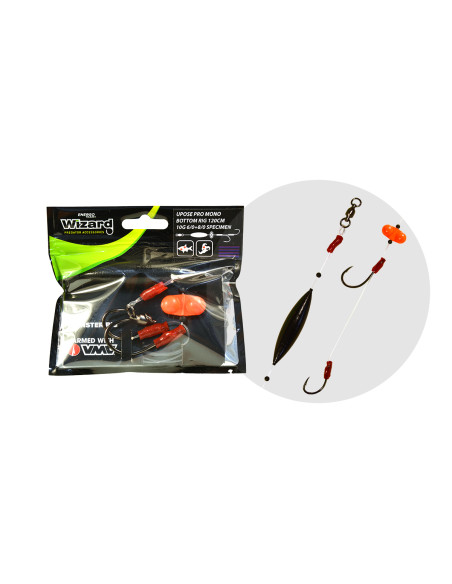 Montura Somn Wizard Monster Upose Pro Mono Bottom Rig, 30g, 1buc/pac Montura Somn Wizard Monster Upose Pro Mono Bottom Rig, 30g, 1buc/pac
