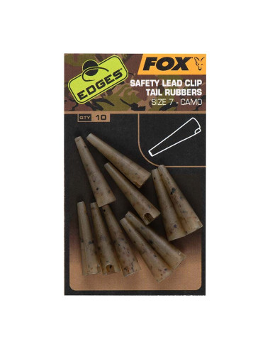 Conuri Fox Edges Camo Lead Clip Tail Rubbers Nr. 7 10buc/plic