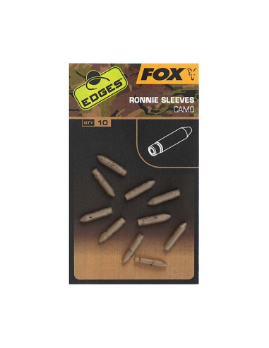 Mansoane Fox Edges Camo Ronnie Sleeves, 10buc/plic