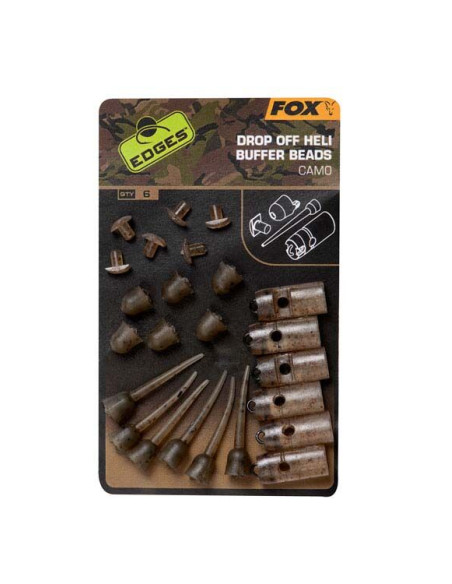 Kit Montura Tip Elicopter Edges Fox Drop Off Heli Buffer Bead, 4x6buc/plic Kit Montura Tip Elicopter Edges Fox Drop Off Heli Buffer Bead, 4x6buc/plic