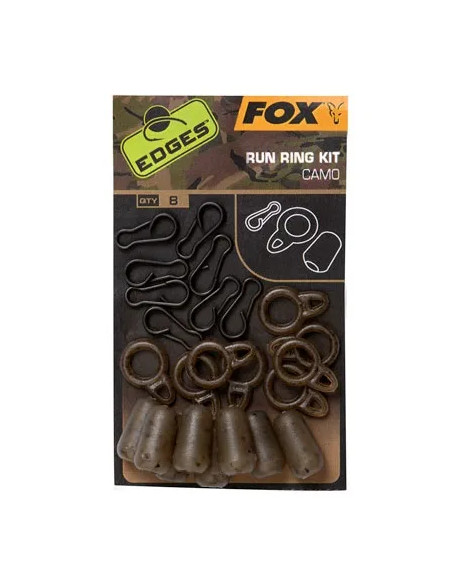 Kit Monturi Culisante FOX Edges Run Rig Camo, 3x8buc/set Kit Monturi Culisante FOX Edges Run Rig Camo, 3x8buc/set