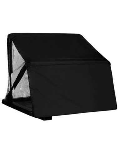 Tava Laterala Cu Paravan Cuzo Quantum, Black, 61x40x7cm