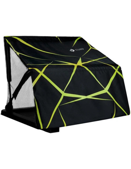 Tava Laterala Cu Paravan Cuzo Quantum, Black & Green, 61x40x7cm Tava Laterala Cu Paravan Cuzo Quantum, Black & Green, 61x40x7cm