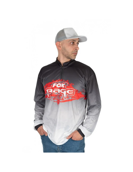 Bluza Fox Rage Performance Long Sleeve Shirt Black/Grey Bluza Fox Rage Performance Long Sleeve Shirt Black/Grey