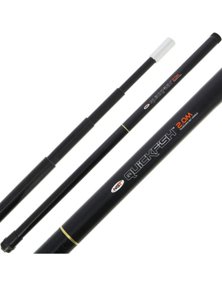 Maner Minciog Telescopic Ngt Quickfish Travel Net Handle 2m, 4 Segmente Maner Minciog Telescopic Ngt Quickfish Travel Net Handle 2m, 4 Segmente
