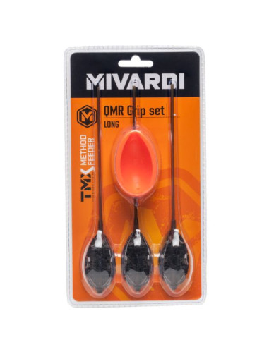 Set Mivardi Method Feeder QMR Grip L Long, 30g, 40g, 50g Cu Matrita